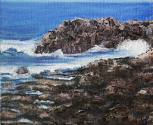 Load image into Gallery viewer, Jeanette McCracken Original Seascape Oil Painting Boulder Beach
