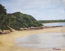 Load image into Gallery viewer, Jeanette McCracken Original Seascape Oil Painting Walk on the Beach at Torque
