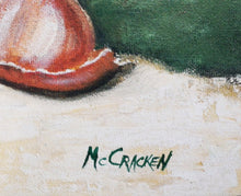 Load image into Gallery viewer, Onions Still Life Original Oil Painting Artwork Signed by Artist Jeanette McCracken
