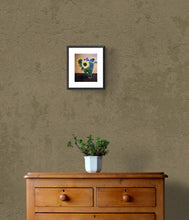 Load image into Gallery viewer, Jeanette McCracken original Sunflowers in glass vase
